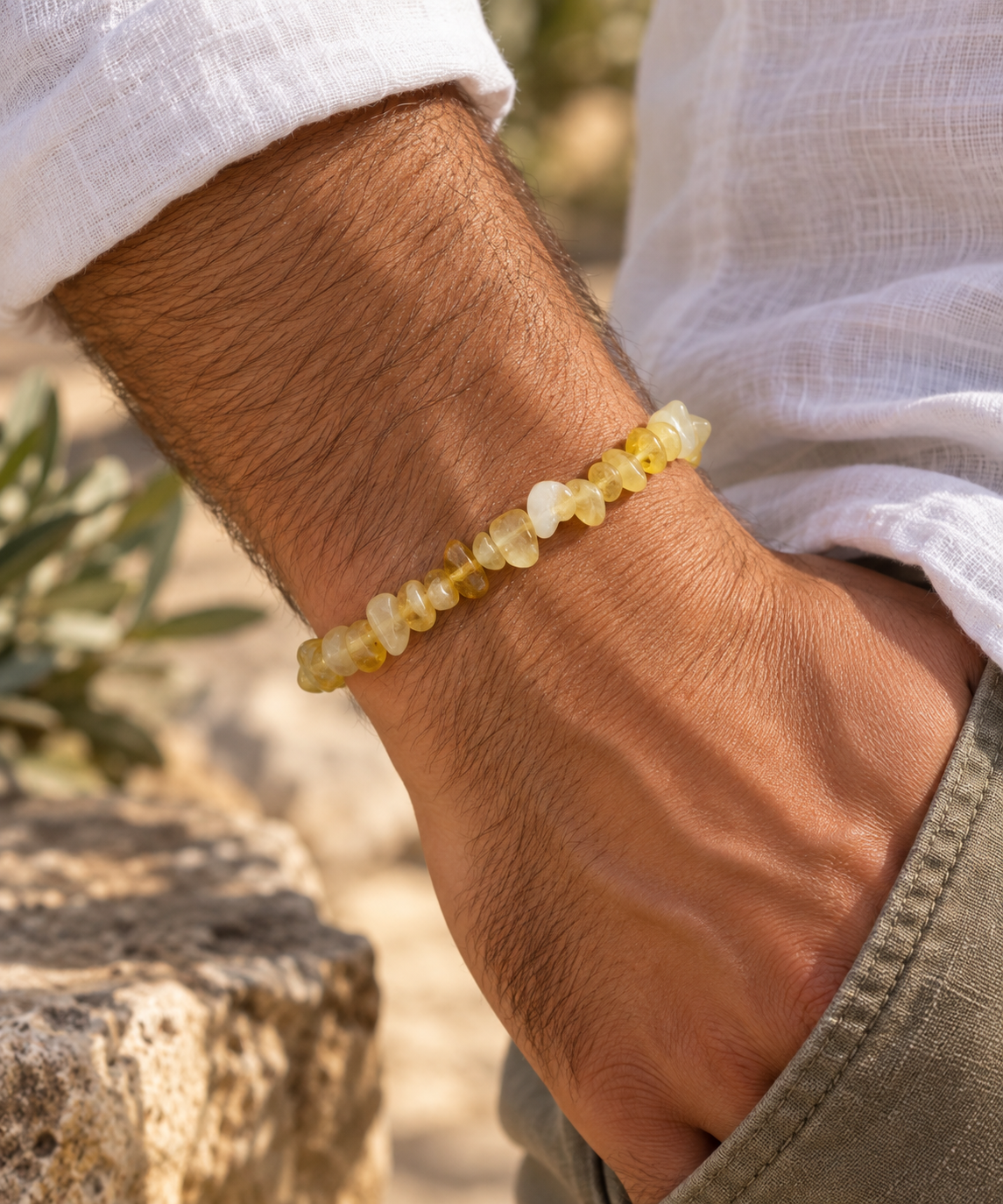 bracelet-opale-jaune-mini-pierres-roulees-confiance-et-creativite-homme