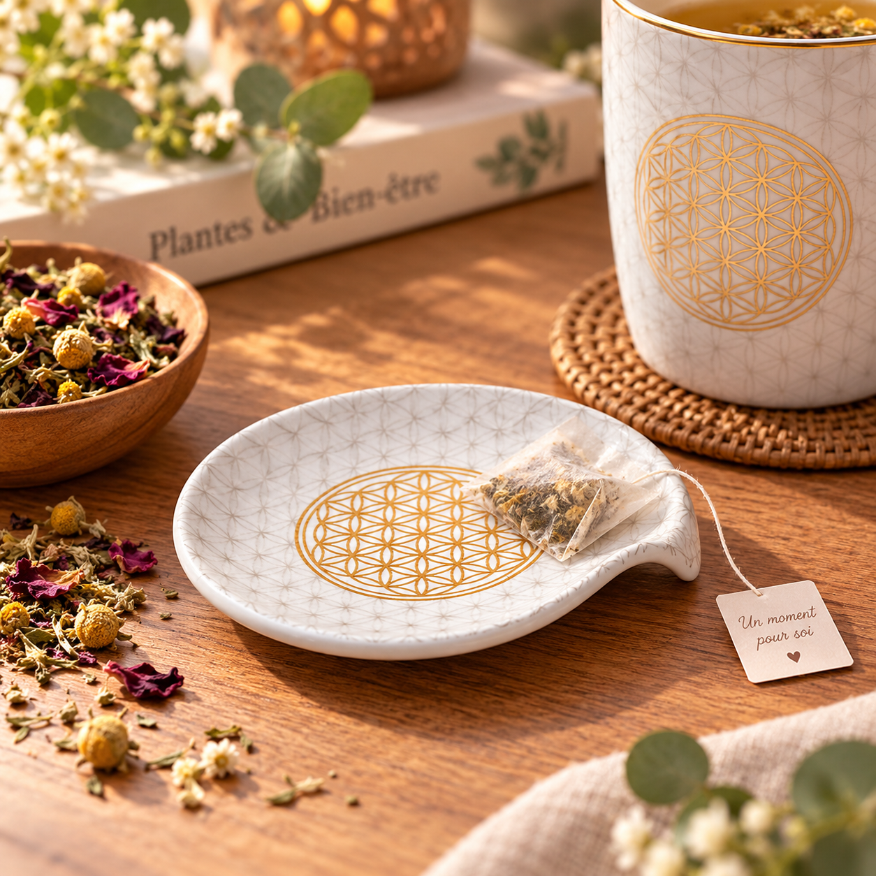 porte-sachet-de-the-fleur-de-vie-en-porcelaine-utilisation