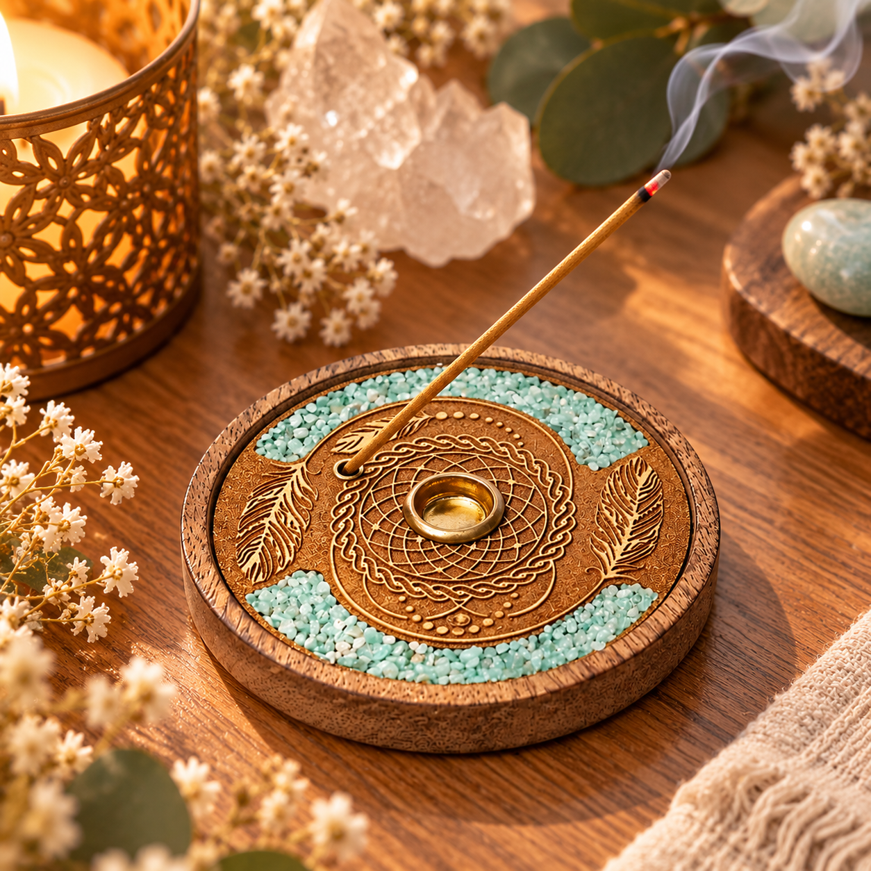 porte-encens-attrape-reves-et-amazonite-en-bois-de-manguier-baton (2)