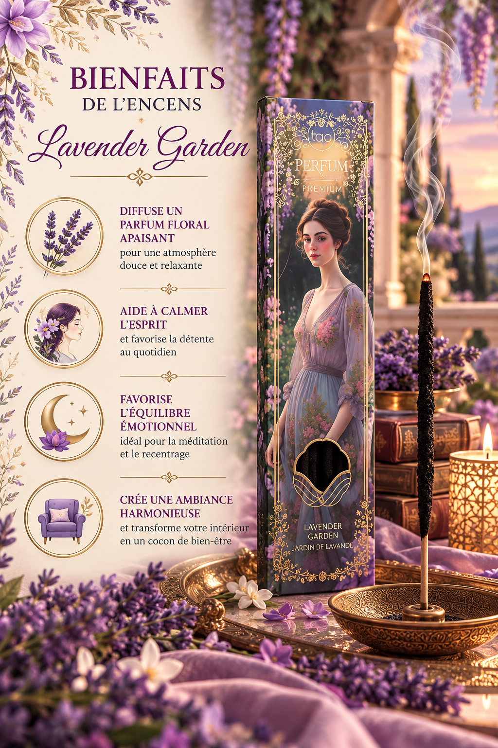 encens-premium-perfum-lavender-garden-sagrada-madre-serinite-et-harmonie-proprietes