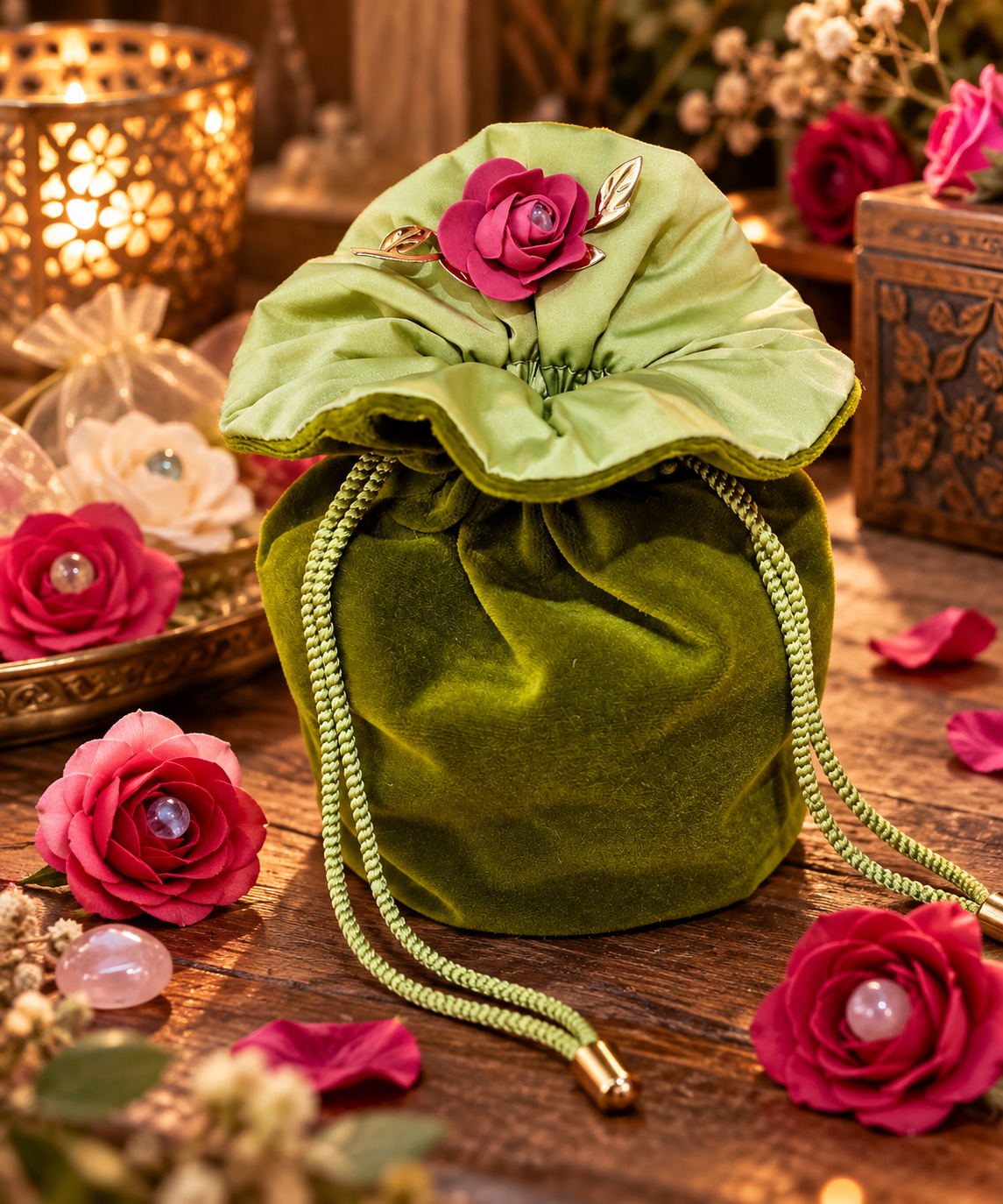bourse-veerte-pour-rose-porte-bonheur