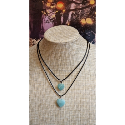 pendentifcoeuraventurineverteface