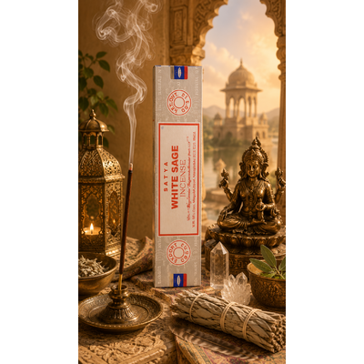 Encens-Sauge-Blanche-Satya-Purification-Énergétique-Clarté-et-Harmonie