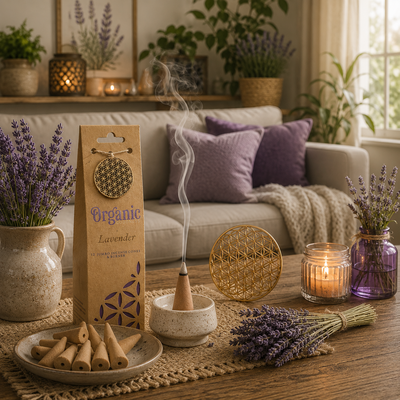 cones-d-encens-lavande-organic-goodness-detente-et-serenite