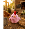 gardien-poule -rose
