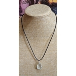 pendentifpierrerouleetopazebleueface