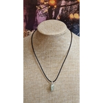 pendentifpierrebrutetourmalineverteface