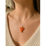 pendentif-ange-calcite-orange-porte