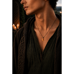 pendentif-calcite-orange-lune-homme