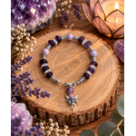 bracelet-phosphosiderite-et-fluorine-violette-avec-fee-serenite-et-intuition