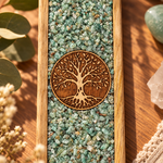 porte-encens-arbre-de-vie-et-amazonite-en-bois-de-manguier-detail