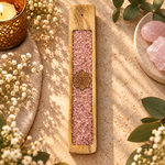 porte-encens-mandala-et-quartz-rose-en-bois-de-manguier