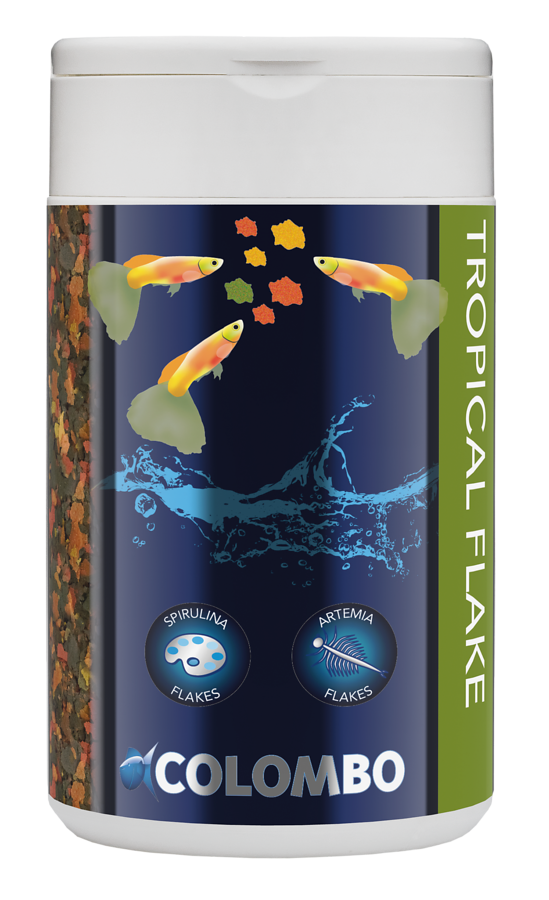 8715897225284 COLOMBO TROPICAL FLAKE 1.000 ML _ 150 GRAM FRONT-900
