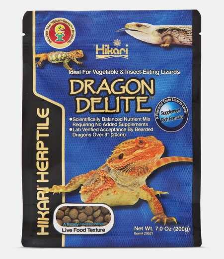 Nourriture pour reptile HIKARI DRAGON DELITE 200 GRAM