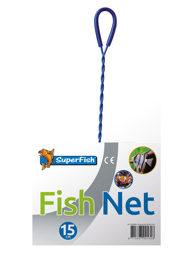 8715897001628 SUPERFISH AQUARIUM FISH NET 15 CM FRONT-900