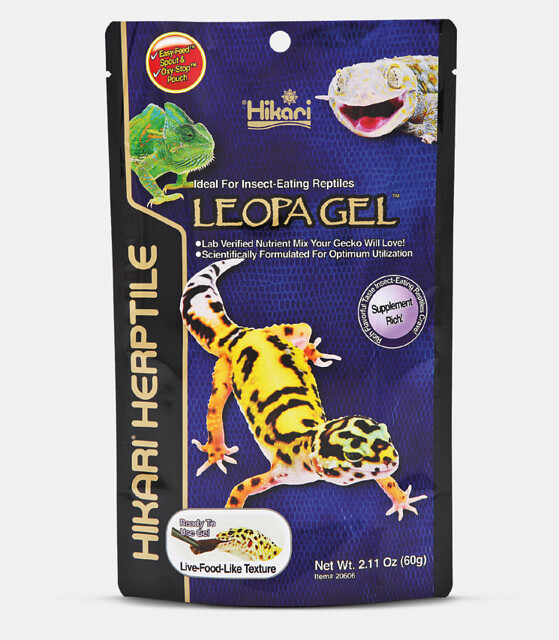 Nourriture reptiles insectivores HIKARI LEOPAGEL 60G