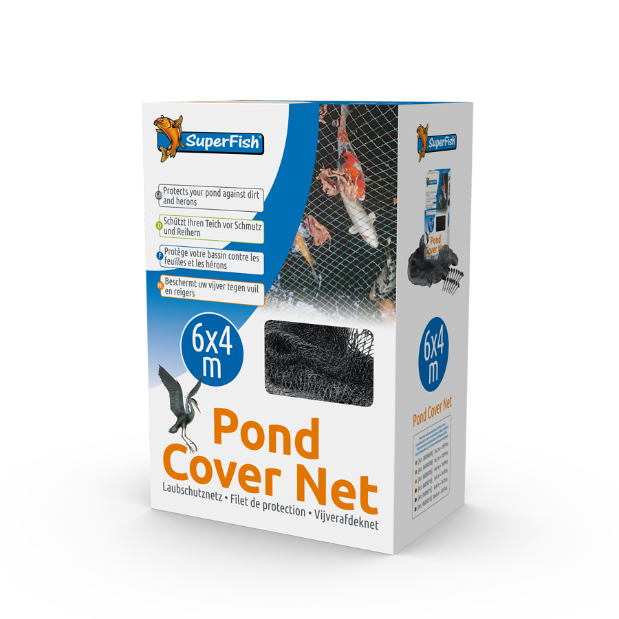 8715897030055 SF POND COVER NET 6 X 4 MTR 14 PINS 3D-900