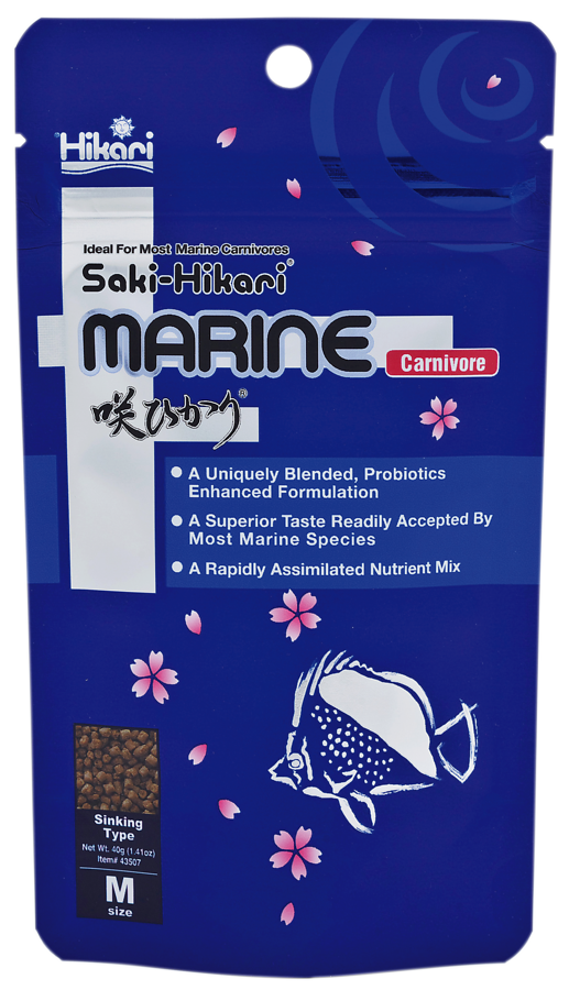 0042055435079 SAKI HIKARI MARINE CARNIVORE 40 GRAM FRONT-900