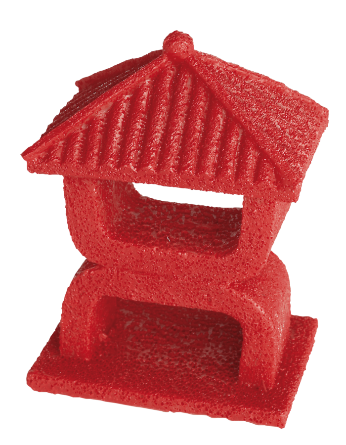 8715897222825 SUPERFISH ZEN DECO MINI TEMPLE RED PRODUCT-900