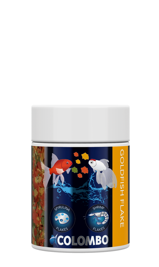8715897225239 COLOMBO GOLDFISH FLAKE 100 ML _ 18 GRAM FRONT-900