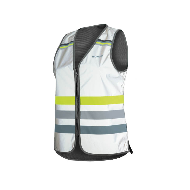 Gilet Wowow femme blanc / jaune