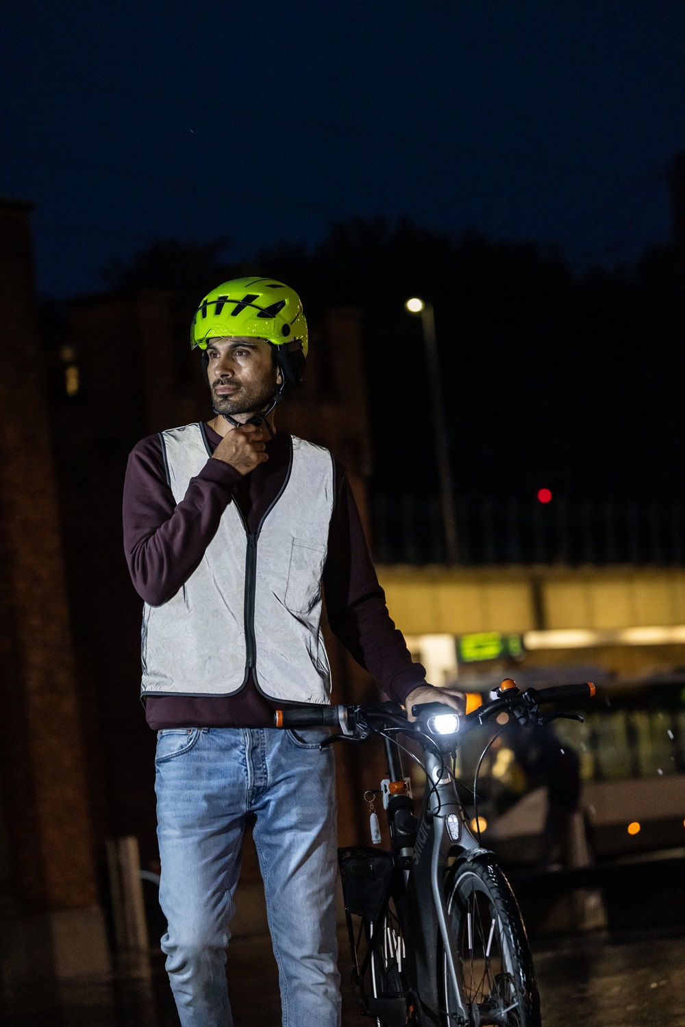 Gilet Cycliste Hiver Spécialized Réversible Homme – Jaune/Noir Taille M