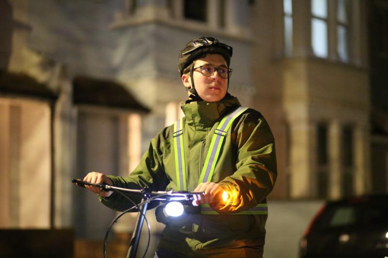 Harnais réfléchissant pour vélo (enfants et adultes) Jaune