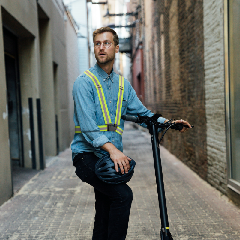 HARNAIS-jaune-trottinette
