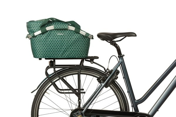Panier Basil Flair Carry All MIK 22L vert, bleu (plaque 2.0 inc.)