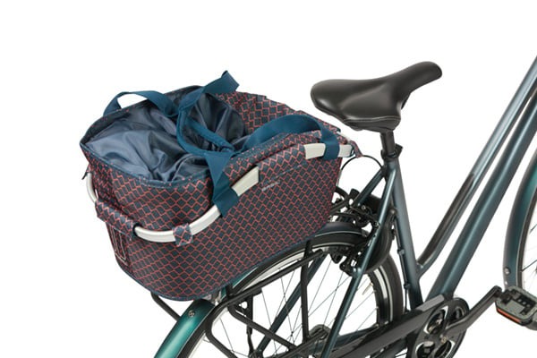 Panier Basil Flair Carry All MIK 22L vert, bleu (plaque 2.0 inc.)