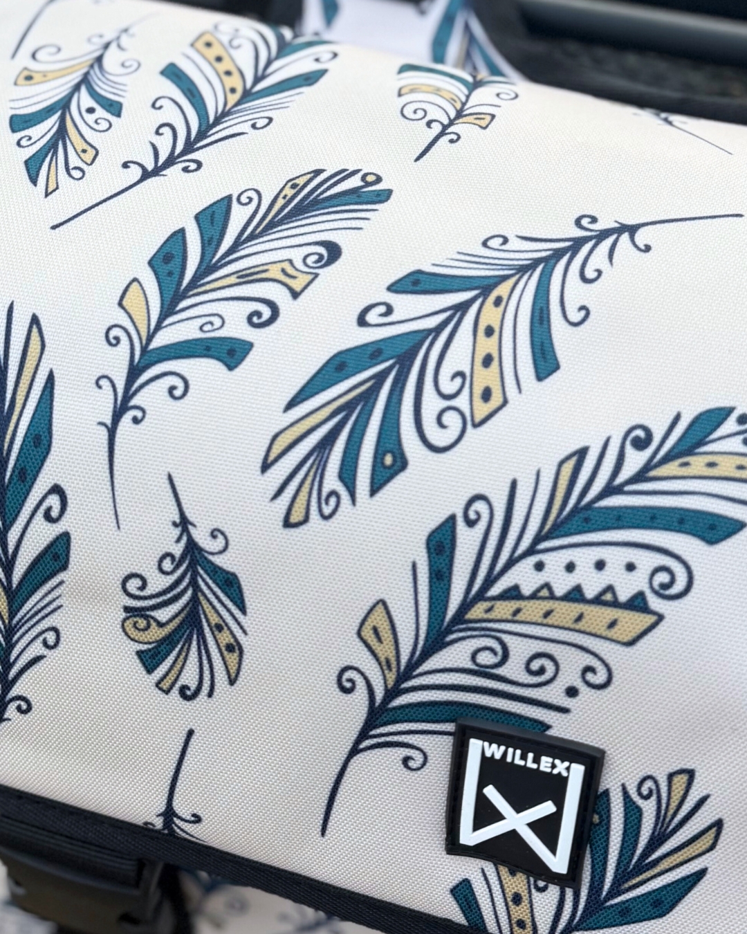 willex-sacoche-velo-plume-beige