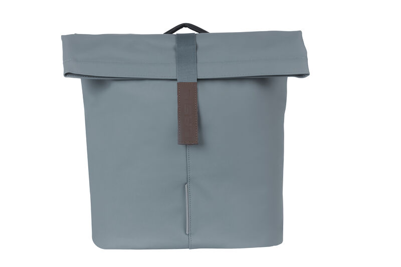 Basil-City-double-pannier-bag-MIK-graphite-blue