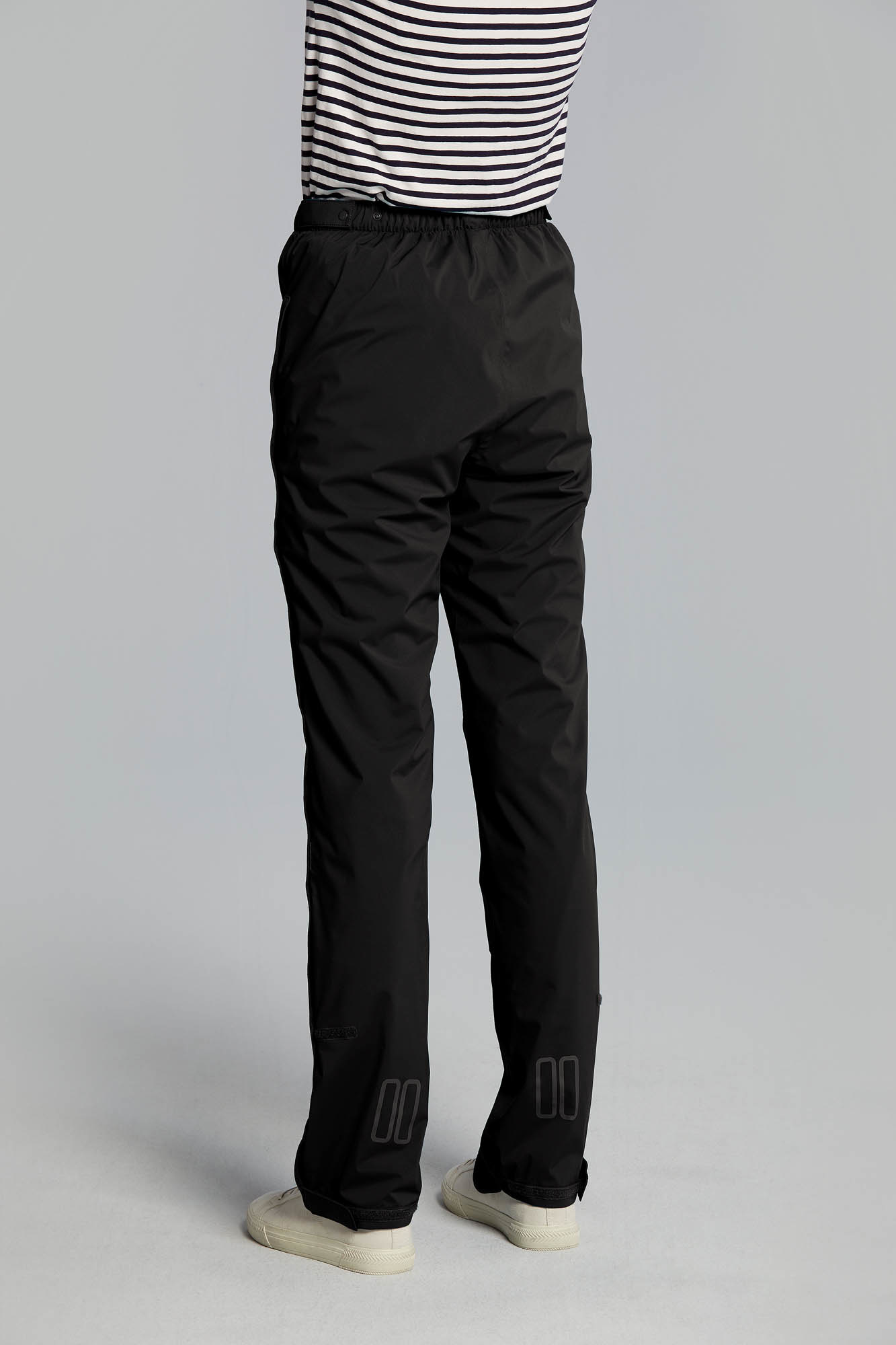 Wayleb Pantalon de Pluie Femme et Homme Unisexe Coupe-Vent Pantalon Imperméable Séchage Rapide Léger Pants avec 3 Poches Zippées pour Randonée Temps Huimide Extérieur 