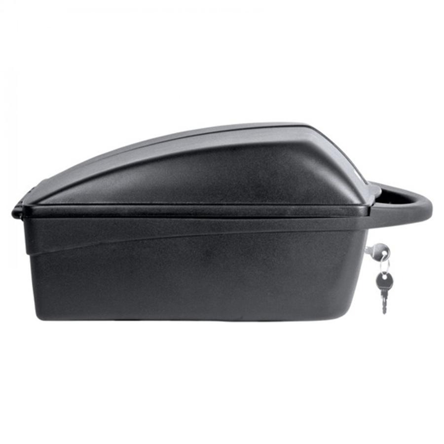 Top Case Vélo Polisport 12L Noir - Coffre De Transport Pratique Et Sécurisé