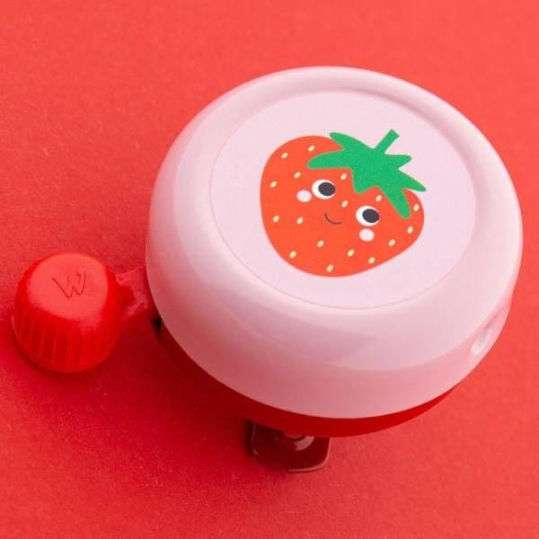 Sonnette vélo fraise