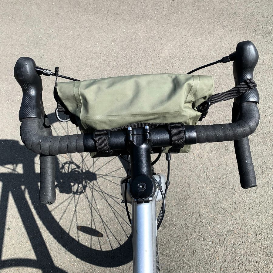Sac Guidon Vélo Route, Gravel Et BTT - Sac à Dos Bikepackaging Avec Bandoulière Amovible Et