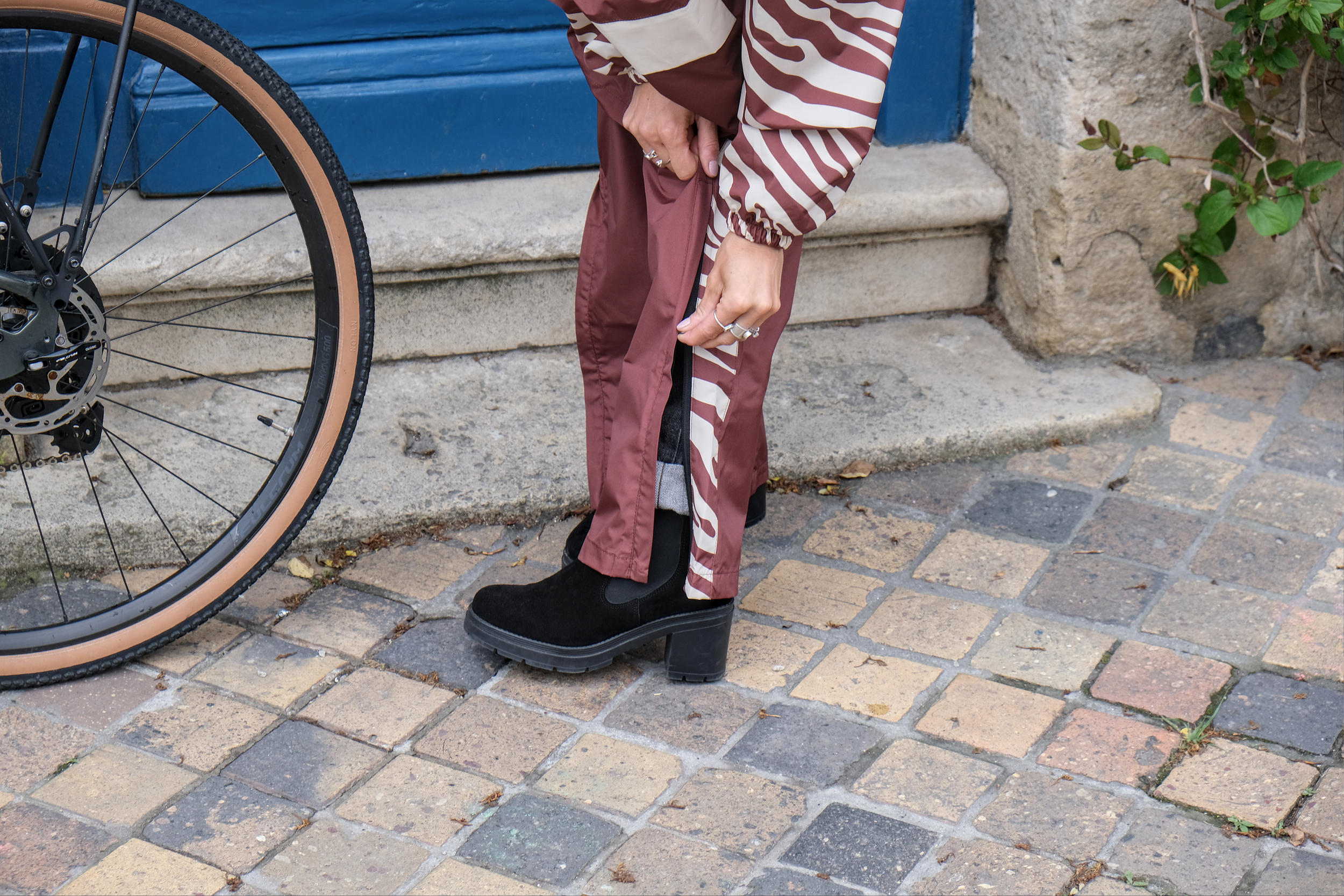 pantalon-anti-pluie-zip-marron