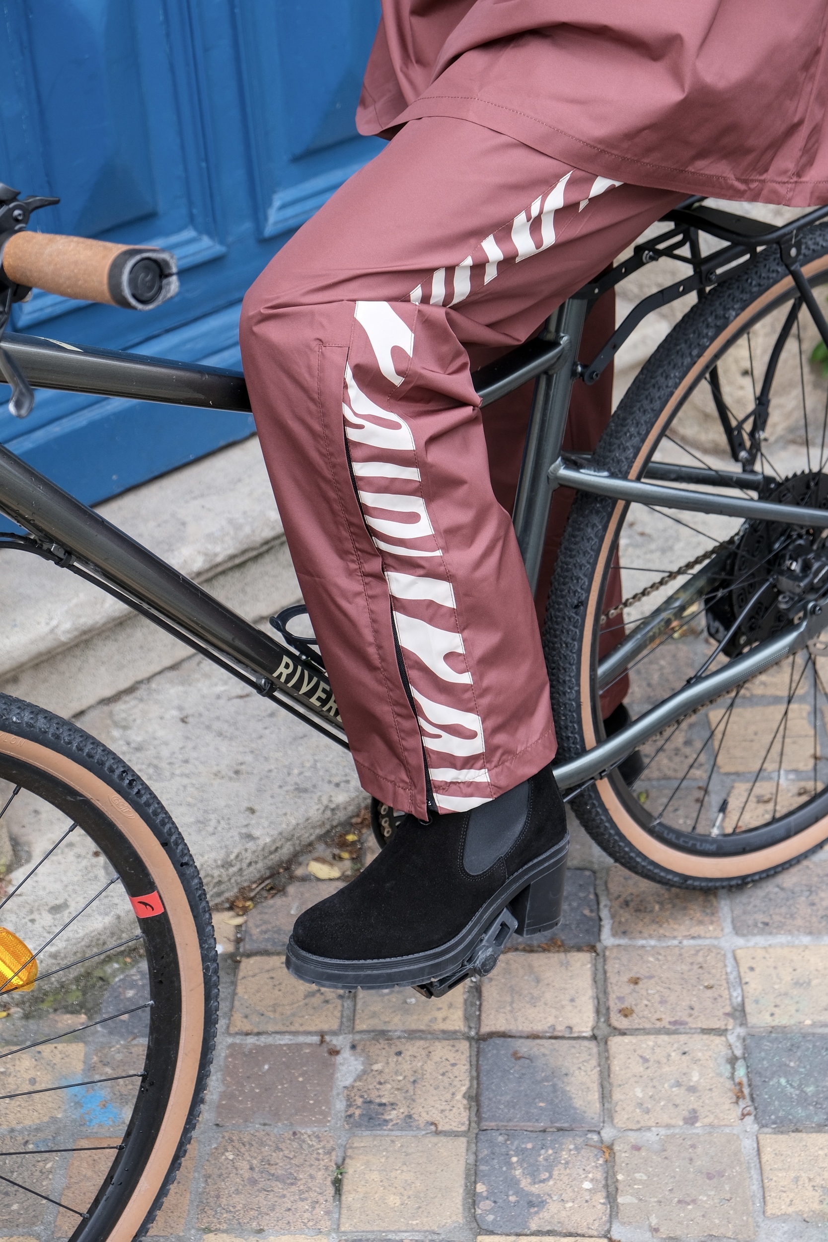 Pant zebra chocolat