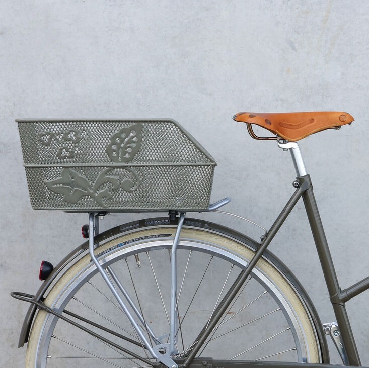Panier Basil métal fleurs