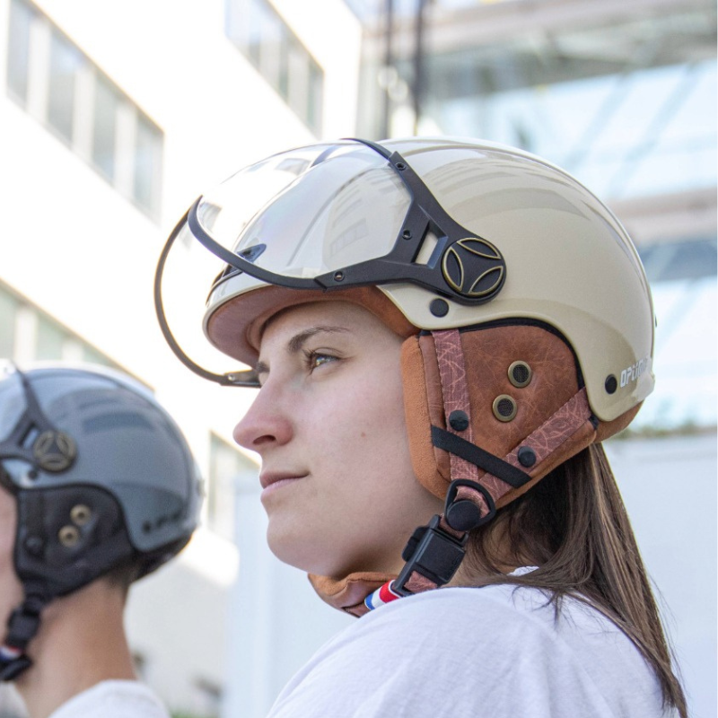 casque-velo-hiver-beige