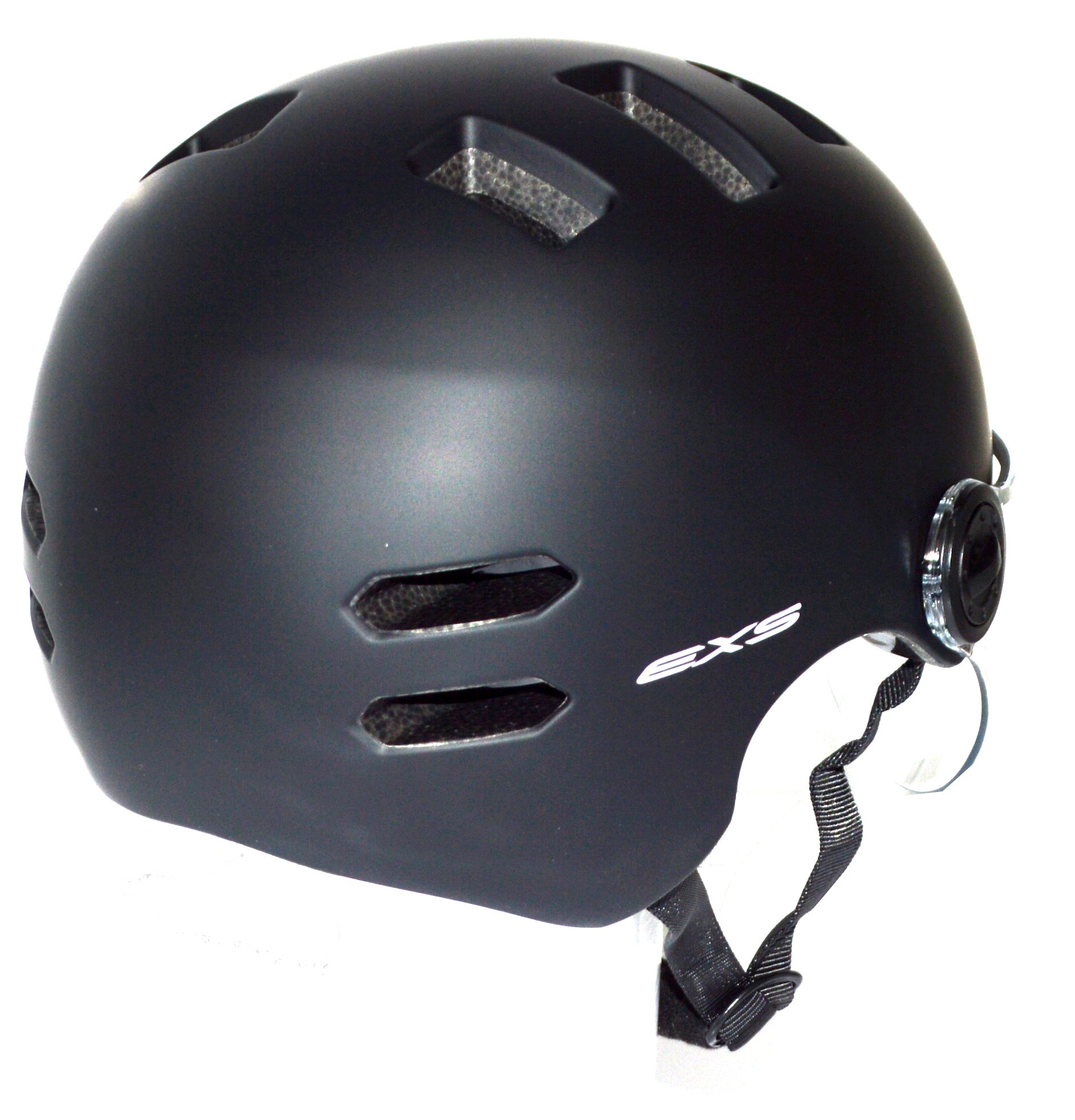 casque-noir-mat-avec-ecran-transparent-ts-53-55cm