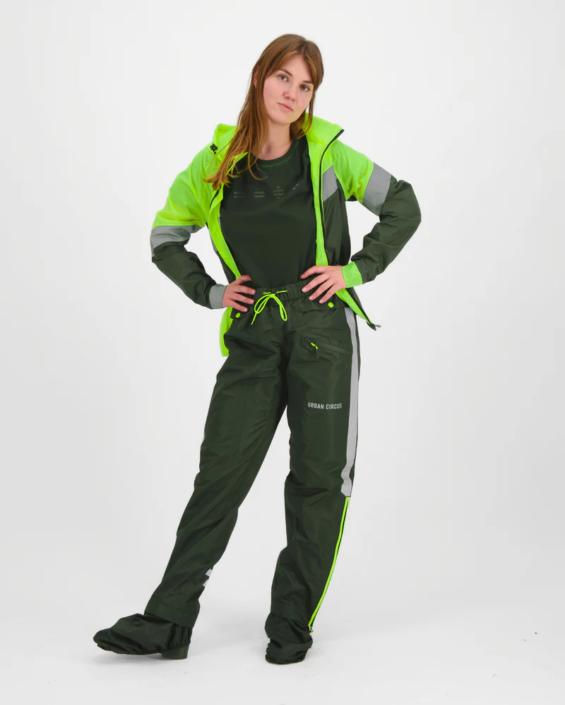pantalon-pluie-femme-kaki-vert-reflechissant-velo