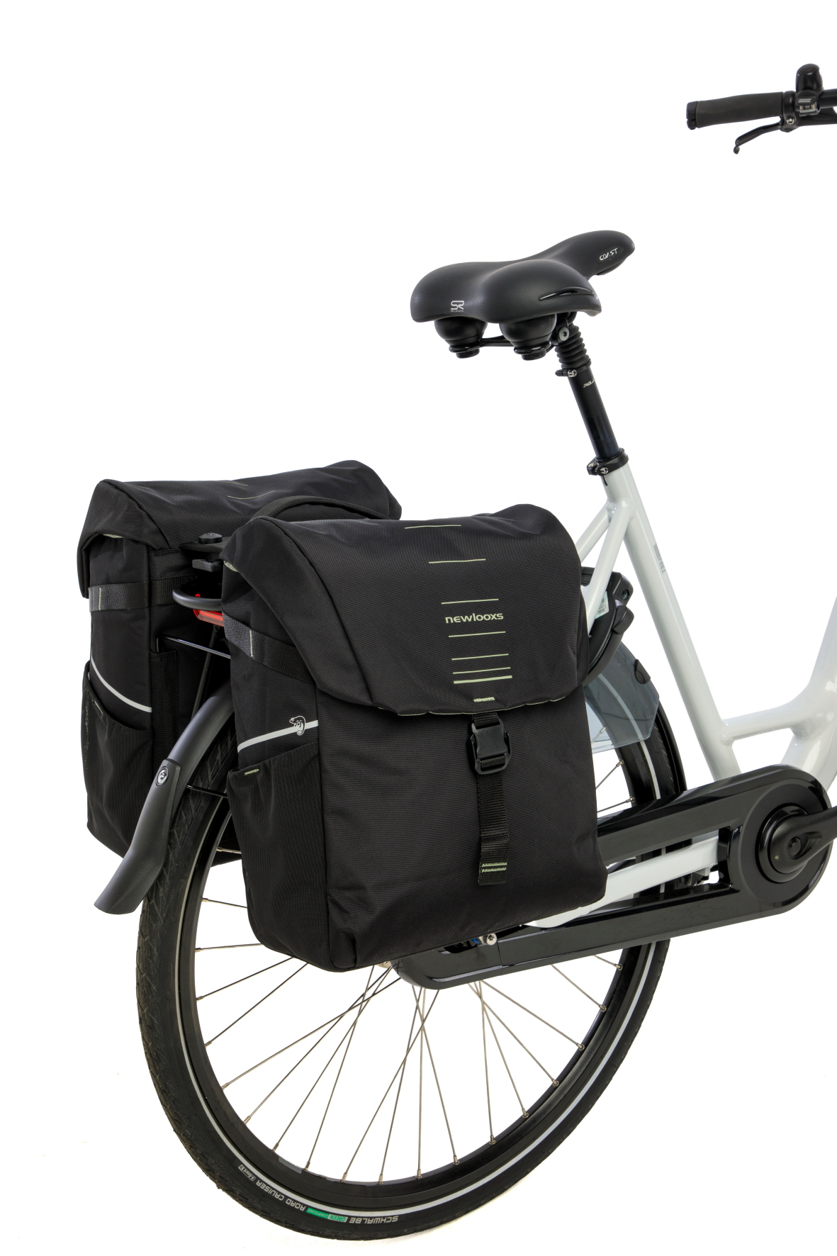 Sacoches étanches Vélo/moto – Double Coffre Latéral Noir – Porte-bagages Arrière