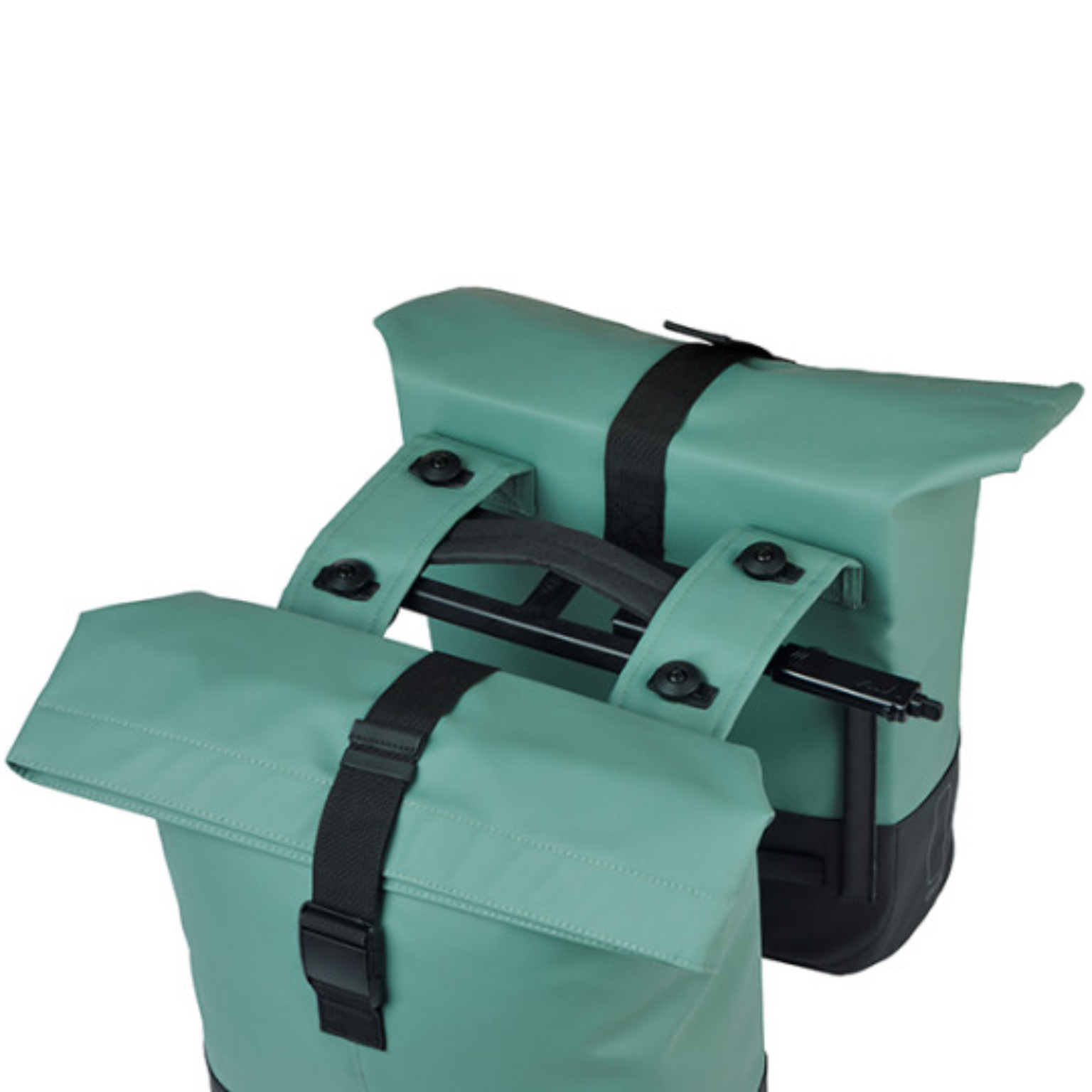 sacoches-doubles-cove-mik-vert-argente-noir