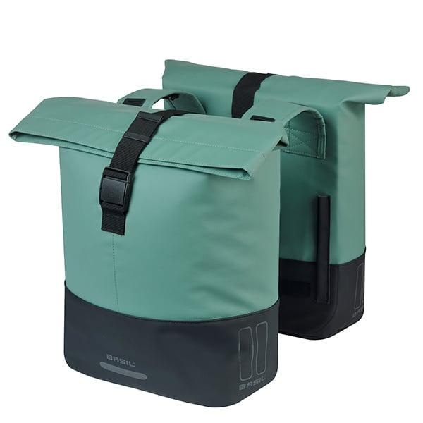 sacoches-doubles-cove-vert-argente-noir