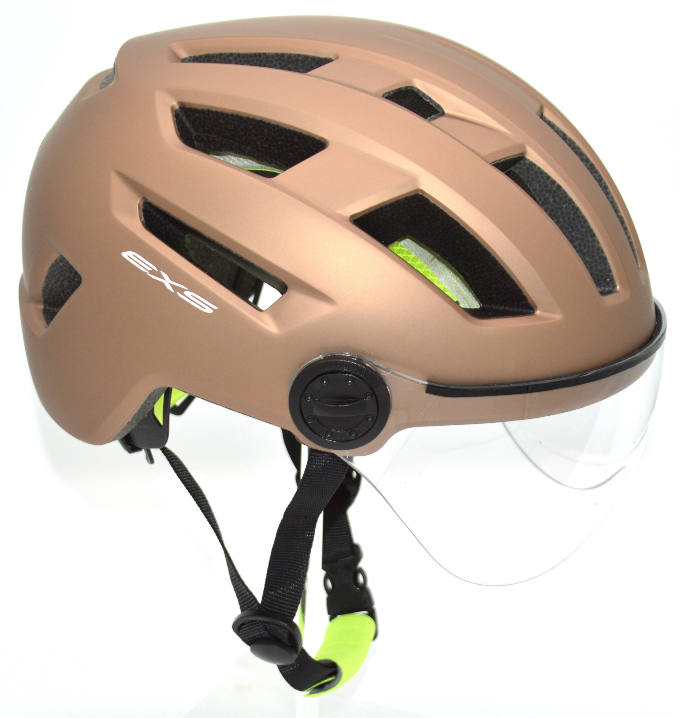 casque-exs-bronze-avec-ecran-transparent