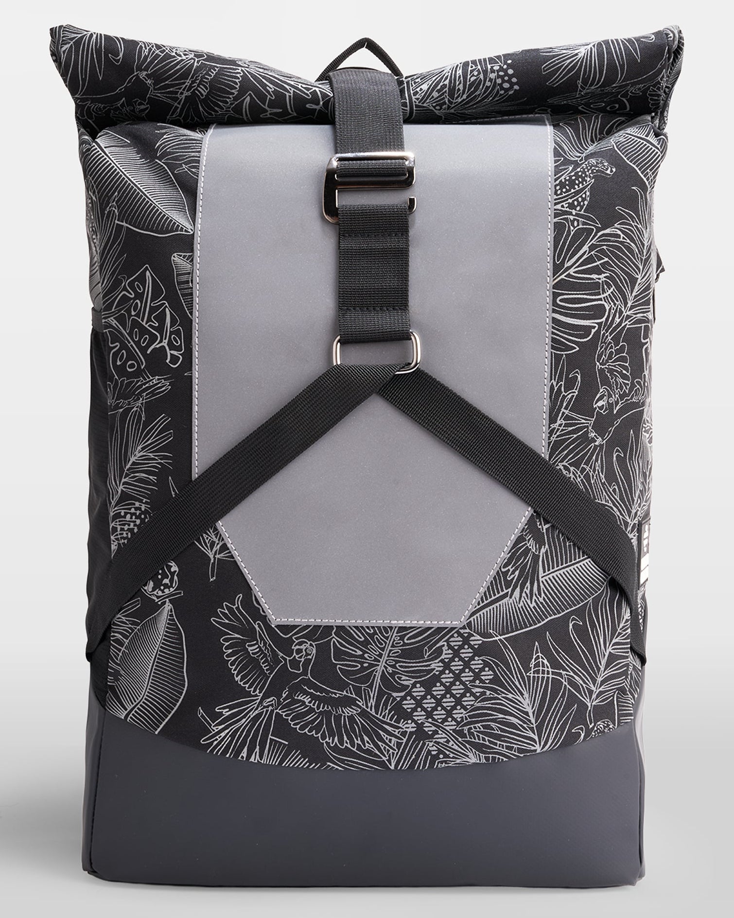 sac-a-dos-sacoche-velo-impermeable-reflechissant-noir-motif-jungle-velotaf
