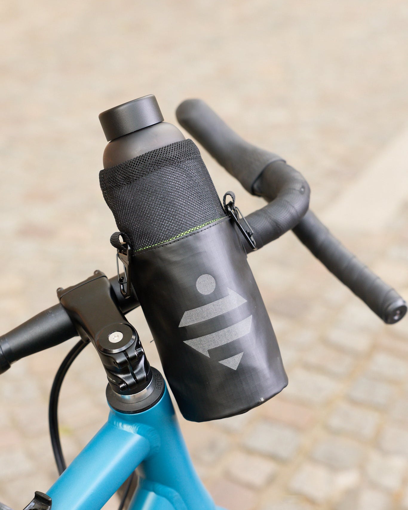 porte-gourde-sacoche-guidon-velo-route-sac-modulable-link-noir