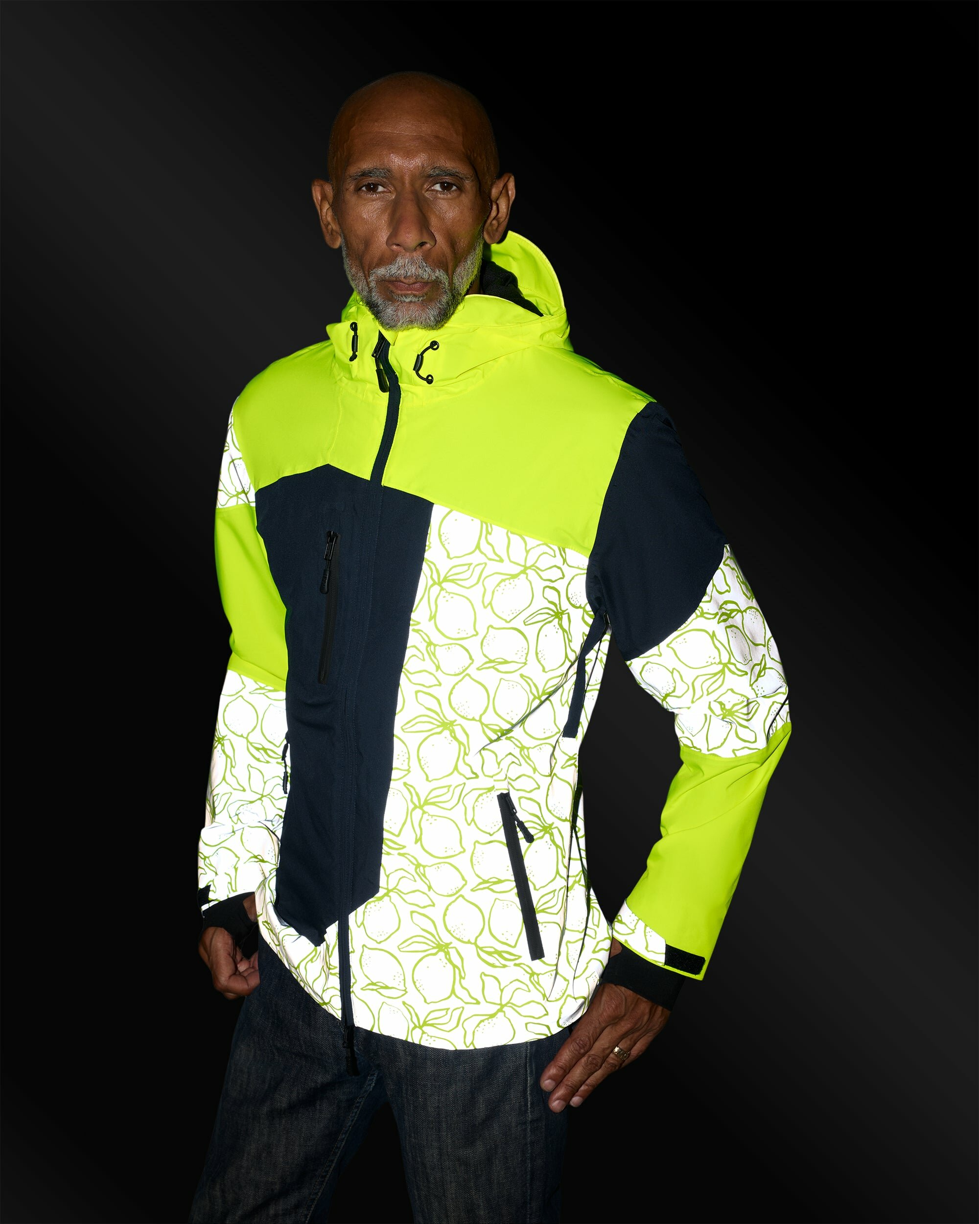 repop-light-veste-legere-velotaf-jaune-fluo-motifs-citron-impermeable-reflechissante-homme