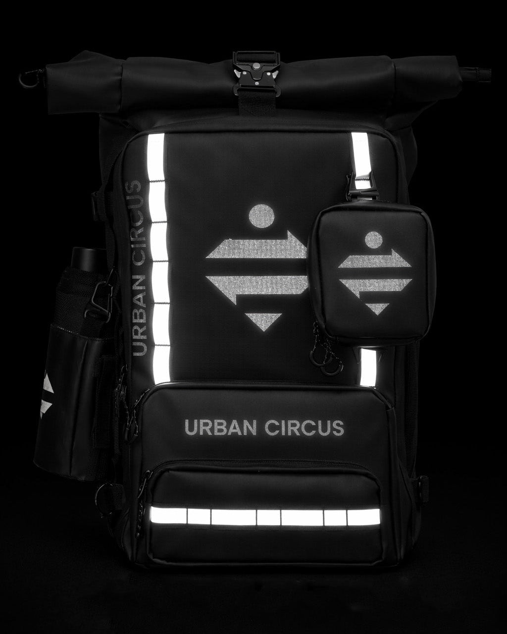 sac-a-dos-modulable-sacoche-velo-impermeable-noir-reflechissant-nuit